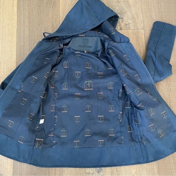 F Collections Leggi Tutto Women’s Jacket&Coat With Hood Blue Velvet Leather(M) - Picture 5 of 13